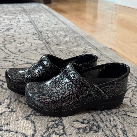 Dansko Floral Patterned Clogs - Picture 2 of 4